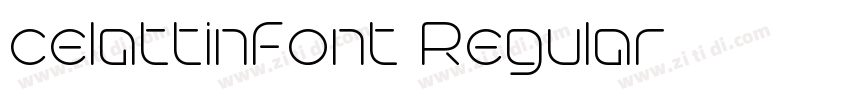 celattinfont Regular字体转换